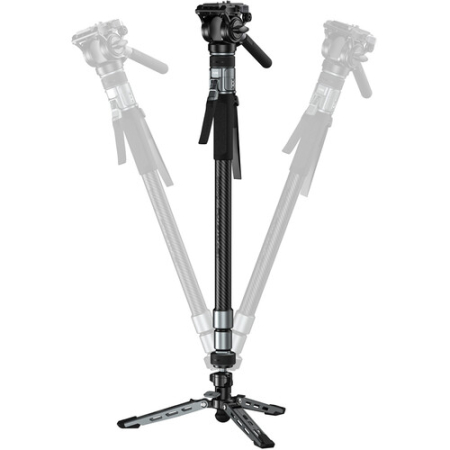 SmallRig 6286 x Potato Jet TRIBEX PRO (Video) - hydrauliczny monopod Carbon, z głowicą video